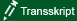 Transkription vorhanden