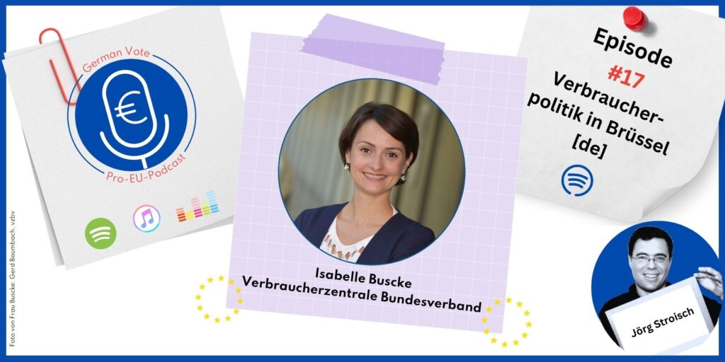 Isabelle Buscke erzählt in diesem Interview, wie Verbraucherpolitik in der EU funktioniert.